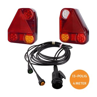 LED Trailer Light Set Triangle Horpol