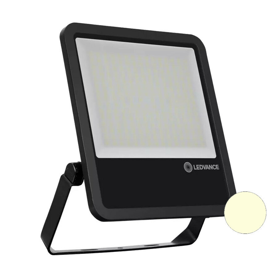 Ledvance 200W LED Bouwlamp 230V Zwart 3000K Warmwit Ledvance 200W LED Bouwlamp 230V Zwart 3000K Warmwit