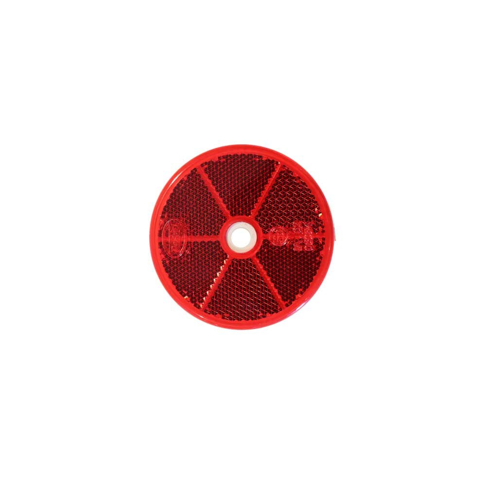 Round Reflex - Reflector &Oslash;60mm Red
