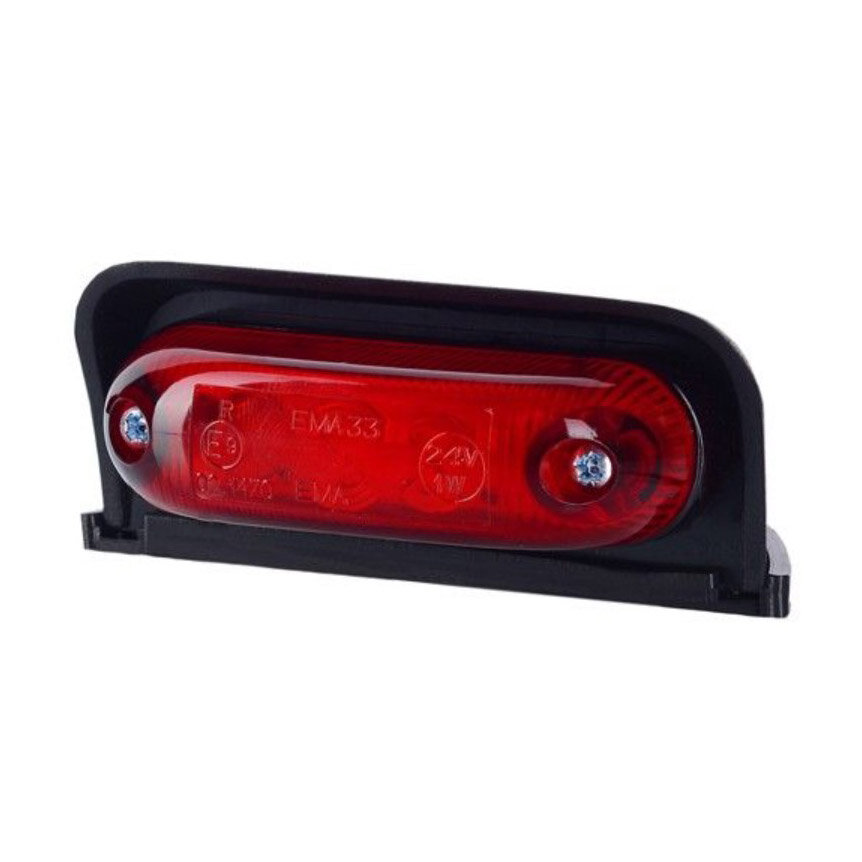 Horpol LED Top Marker Light Oval Red LD-231 Horpol LED Top Marker Light Oval Red LD-231