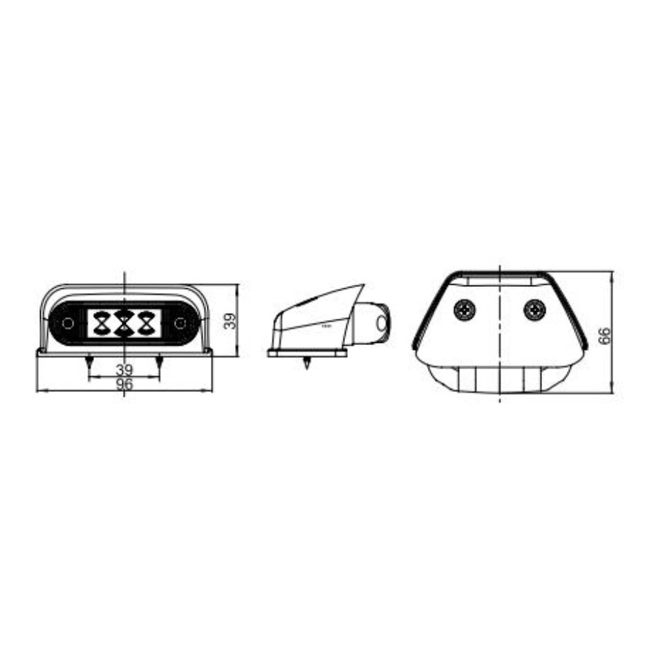 Horpol LED Top Marker Light White LD-230