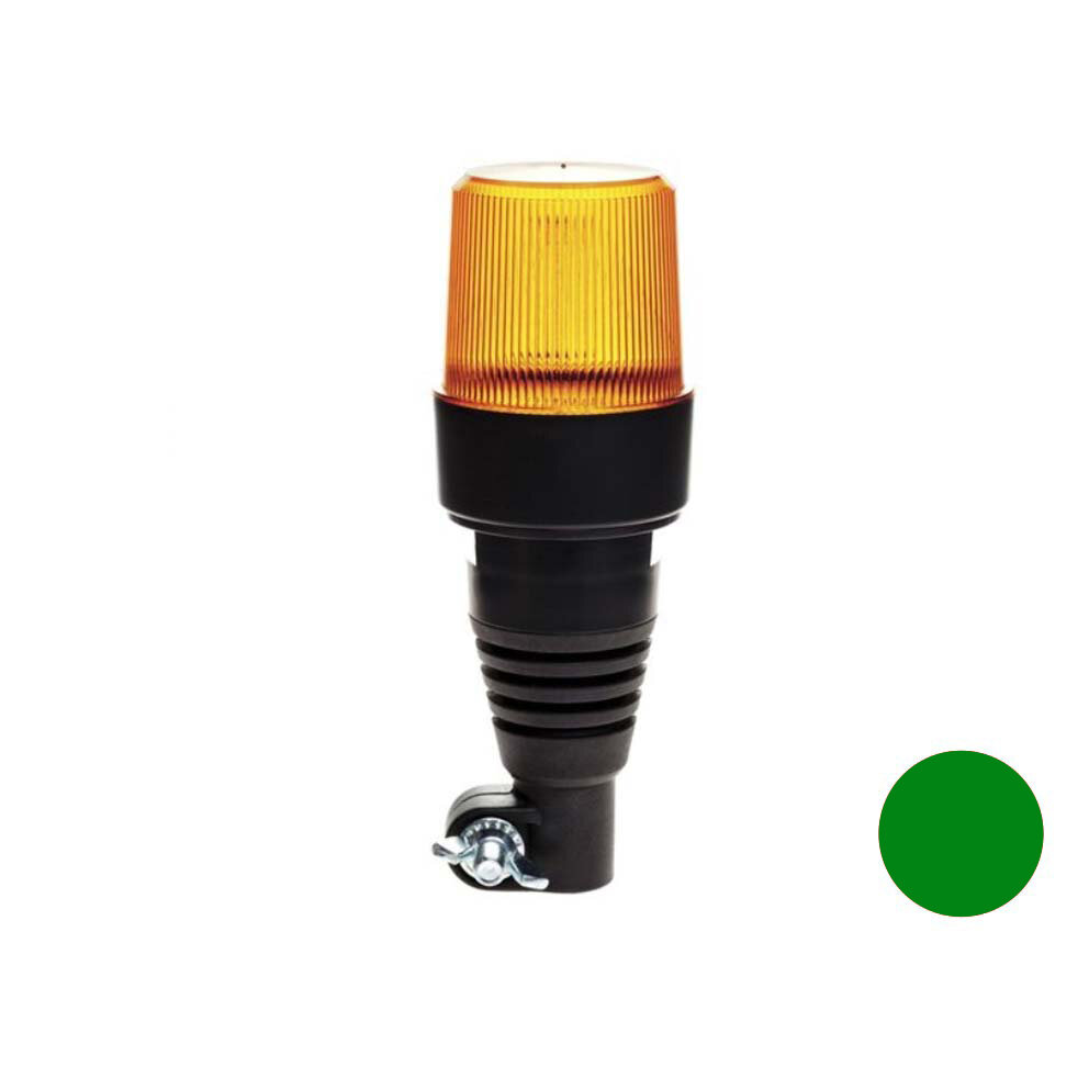 Green LED Flash Beacon with Flexible Base