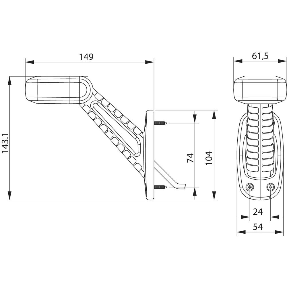 3-Function Led Marker Lamp 10-33V
