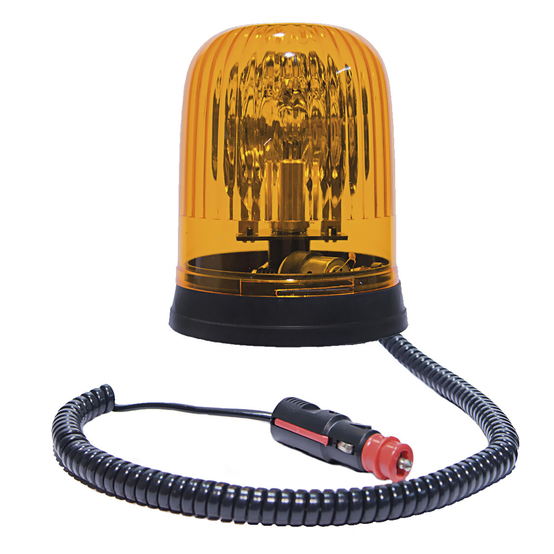 Rotating Beacon Magnetic Base Spiral Cable and Cigarette Plug 24V Rotating Beacon Magnetic Base Spiral Cable and Cigarette Plug 24V