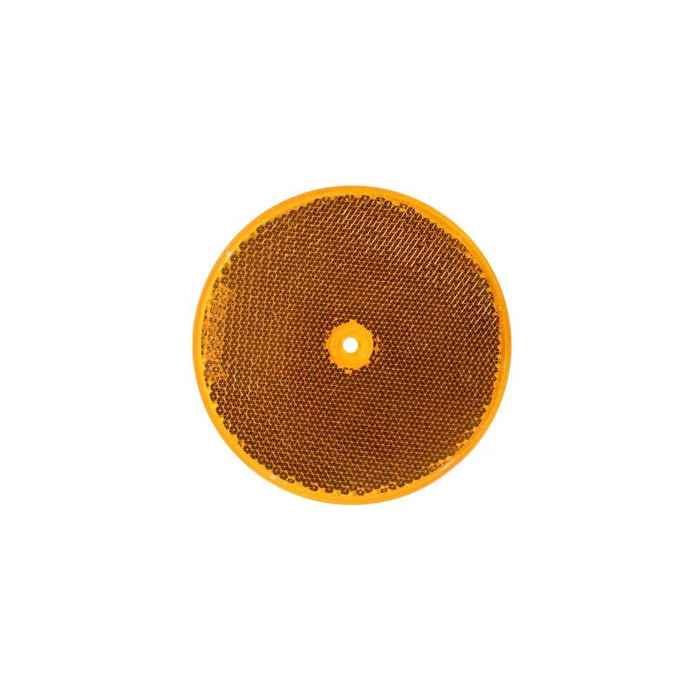 Reflector round 8,5cm Orange Reflector round 8,5cm Orange
