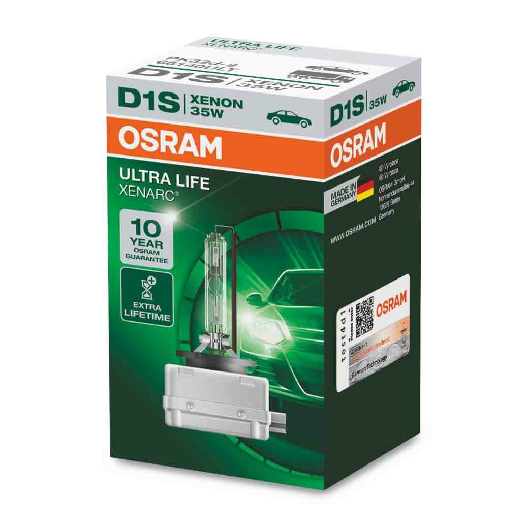 Osram D1S Xenon Lamp Ultra Life 35W PK32d-2 Osram D1S Xenon Lamp Ultra Life 35W PK32d-2