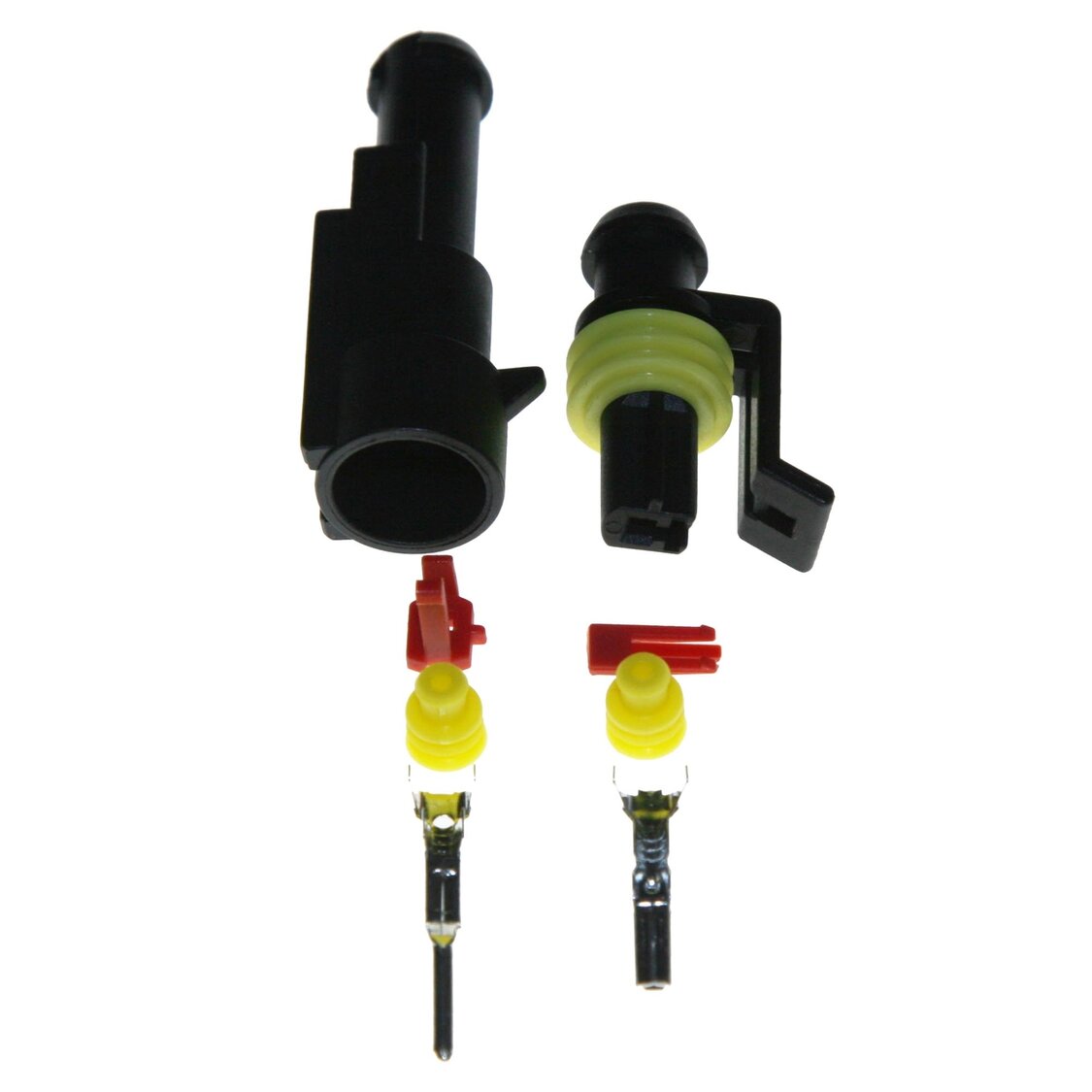 AMP Superseal 1-way connector set complete AMP Superseal 1-way connector set complete