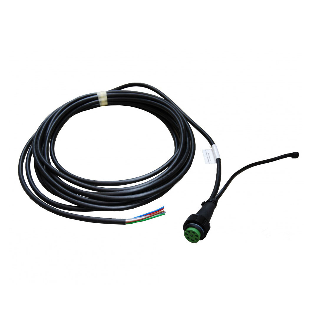 Asp&ouml;ck wire-harness right with tapping DC + 8-way Bajonet 7 meter