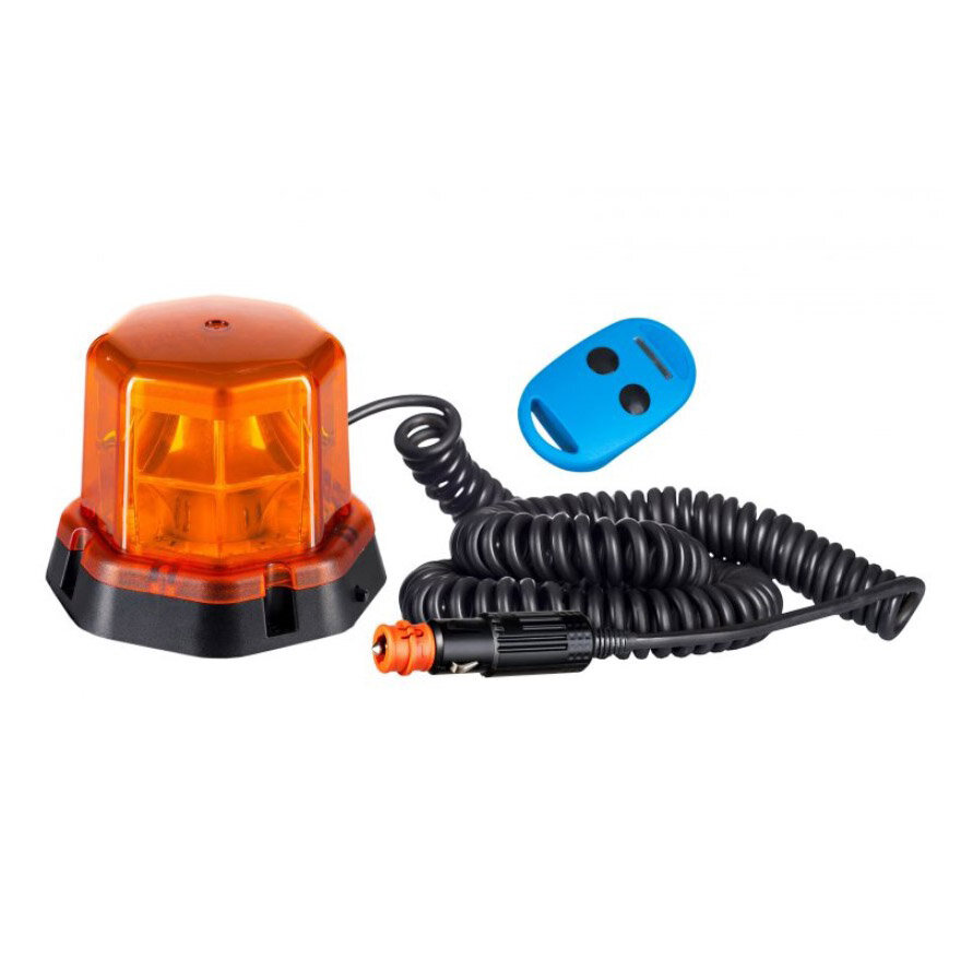Horpol LED Flashing Light Magnetic Orange With Remote Control LDO 2278 Horpol LED Flashing Light Magnetic Orange With Remote Control LDO 2278
