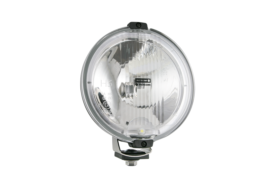 Wesem Halogen HOS2 Chrome Driving Light 24V (LED Ring) HOS2 Halogeen Verstraler + Stadslicht incl lamp en 0,15 m kabel