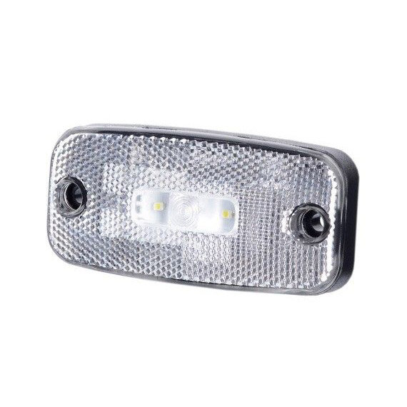 Horpol LED Front Marker White With Reflector LD 272 Horpol LED Front Marker White With Reflector LD 272