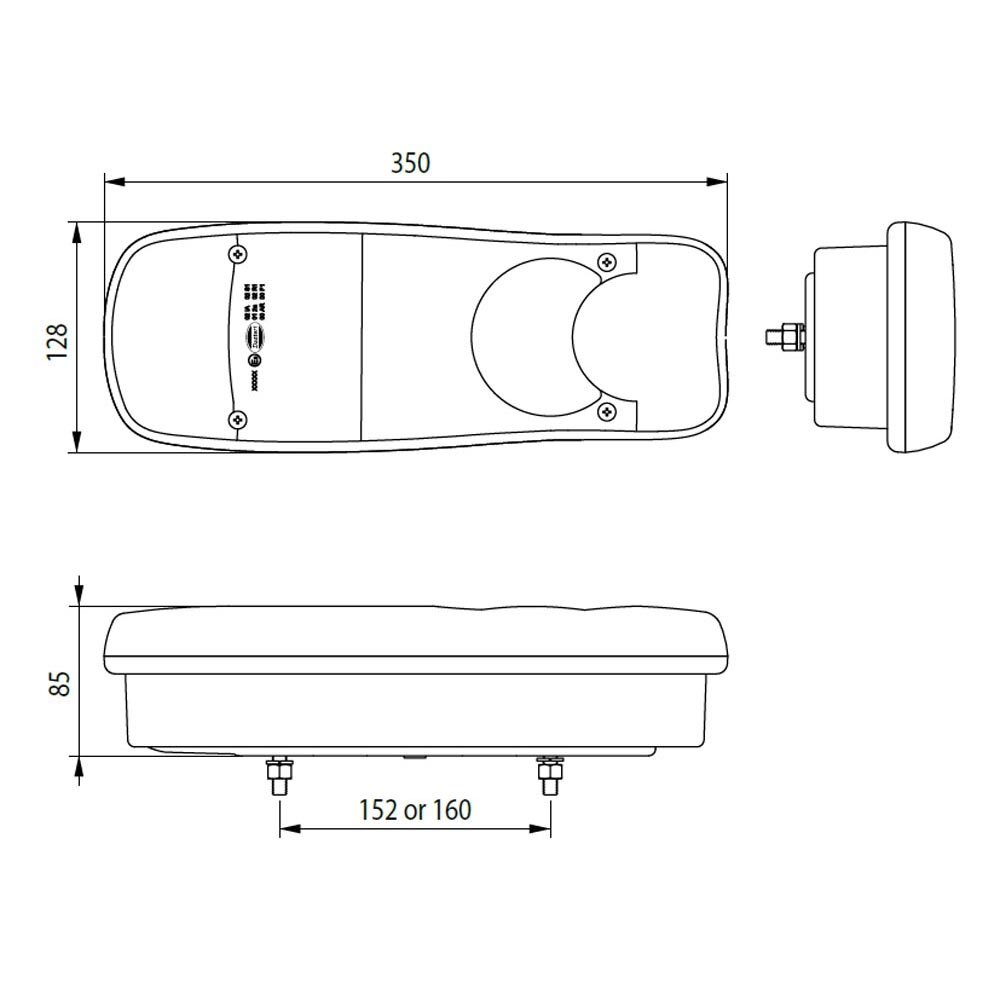 Led Rear Light 6-Functions Right