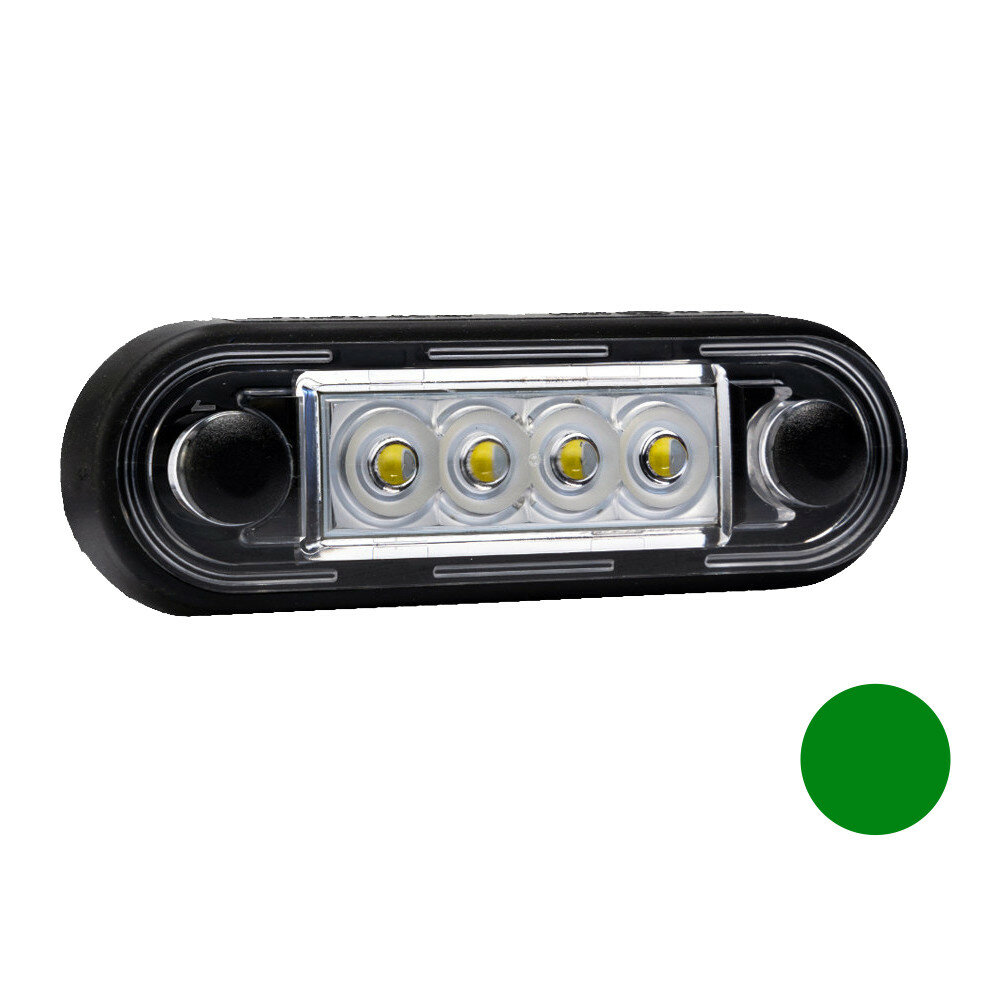 Fristom FT-073 N LED Marker Light Green Short Fristom FT-073 N LED Marker Light Green Short