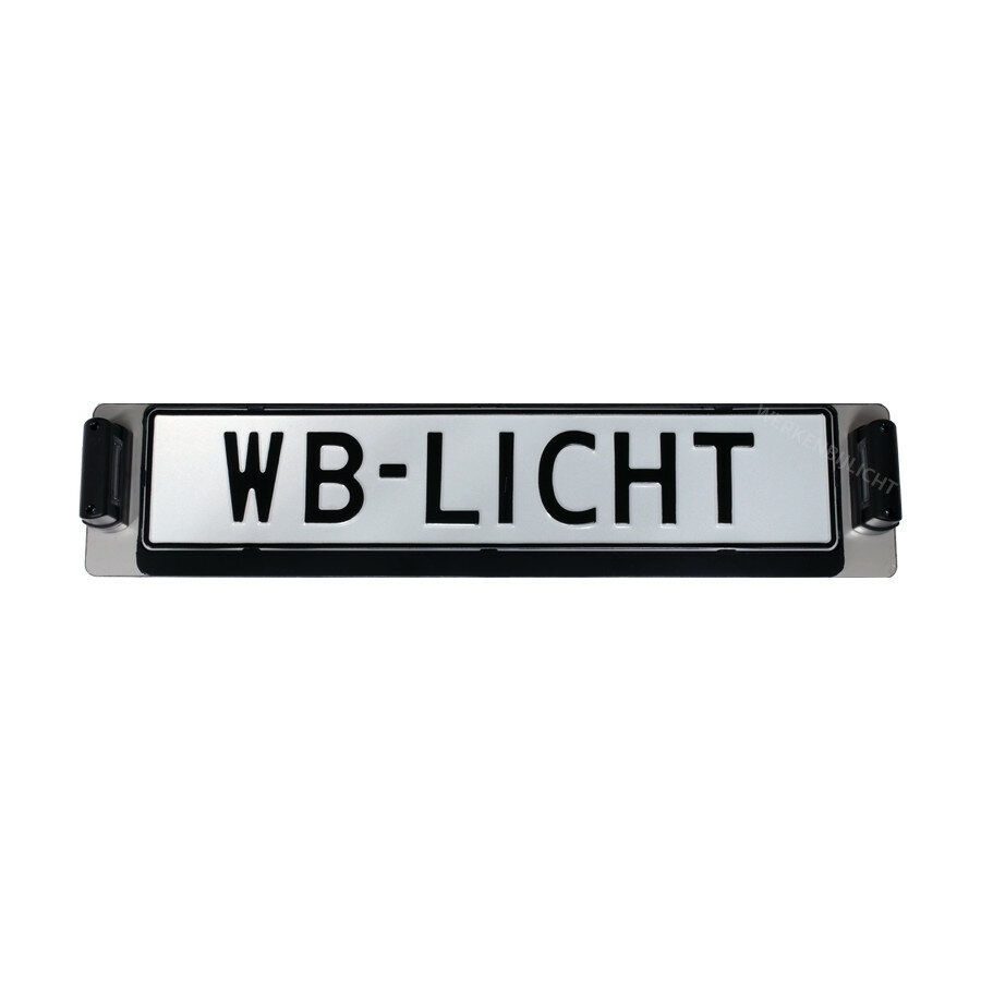 Stainless Steel License Plate Holder Incl License Plate Lamps Stainless Steel License Plate Holder Incl License Plate Lamps