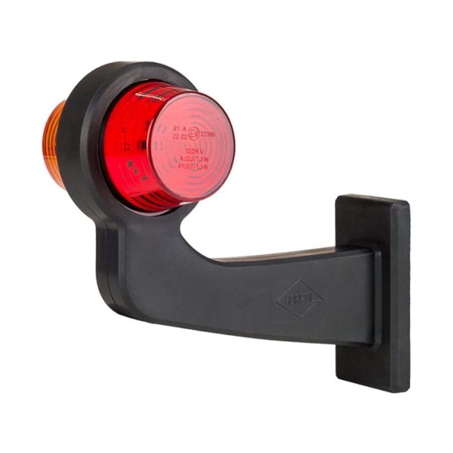 Horpol LED Stalk Marker Lamp Orange-Red 12-24V Cable Left Horpol LED Stalk Marker Lamp Orange-Red 12-24V Cable Left