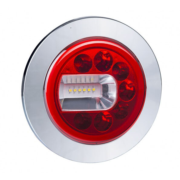 Horpol LED Fog + Reversing Lamp Chrome LUNA Left LZD 2452 Horpol LED Fog + Reversing Lamp Chrome LUNA Left LZD 2452