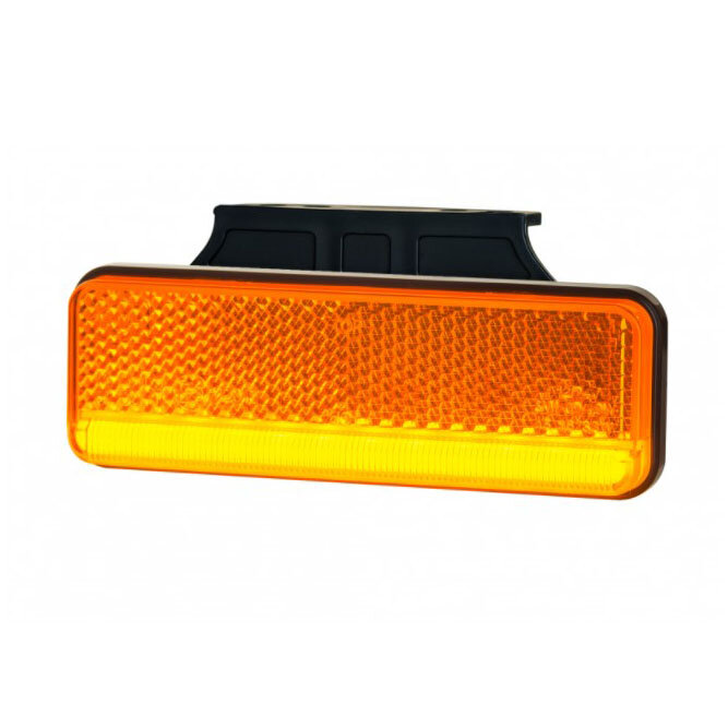 Horpol LED Side Marker Orange 12-24V NEON-look + Mounting Bracket LD 2520 Horpol LED Side Marker Orange 12-24V NEON-look + Mounting Bracket LD 2520