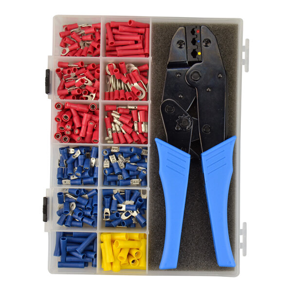 Assortment Box Cable Lugs With Crimping Tool | 360 pieces Assortment Box Cable Lugs With Crimping Tool | 360 pieces