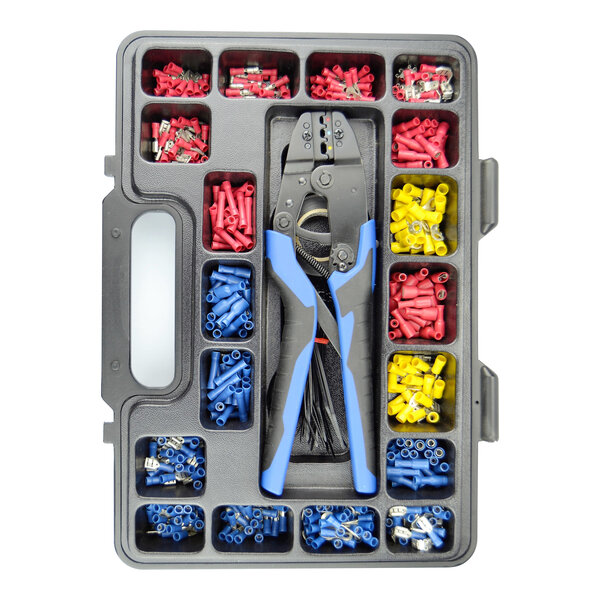 Assortment Box Cable Lugs + Crimping Tool PRO | 552 pieces Assortment Box Cable Lugs + Crimping Tool PRO | 552 pieces