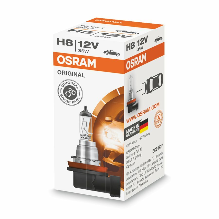 Osram H8 12V Halogen lamp PGJ19-1 Original Line Osram H8 12V Halogen lamp PGJ19-1 Original Line
