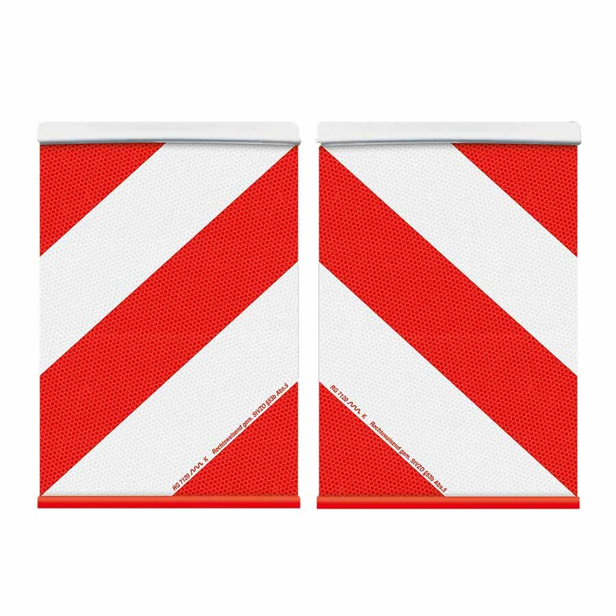 Set marking Boards Wide Load Left + Right Set marking Boards Wide Load Left + Right