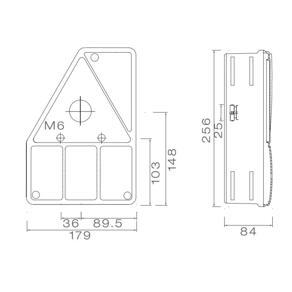Aspöck Rear Lamp Earpoint 1 Right