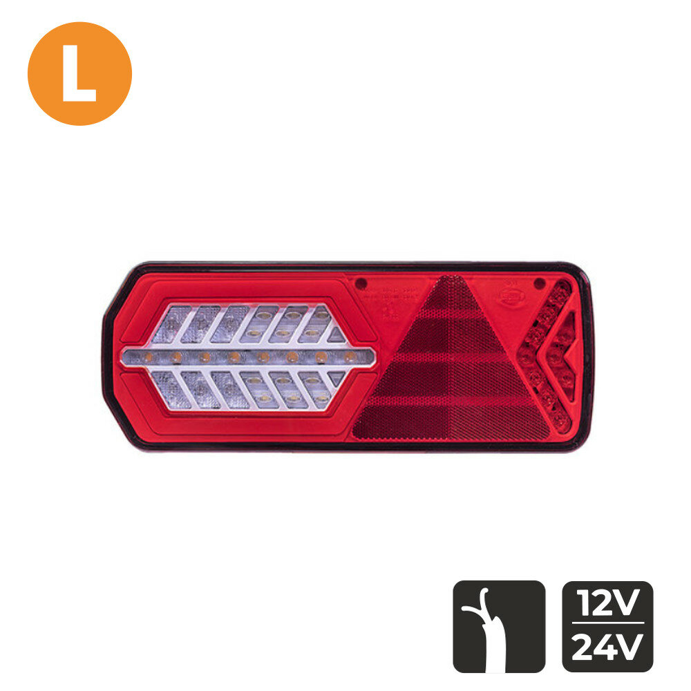 Dasteri DSL-5001TR LED Rear Light Left + Triangle Reflector Dasteri DSL-5001TR LED Rear Light Left + Triangle Reflector