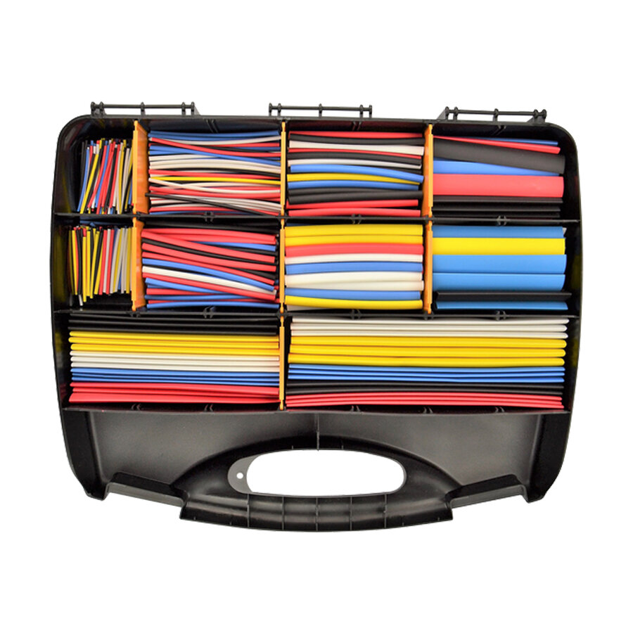 Heat Shrink Tubing Assortment Set 2:1 Ratio | 590 Pieces Heat Shrink Tubing Assortment Set 2:1 Ratio | 590 Pieces
