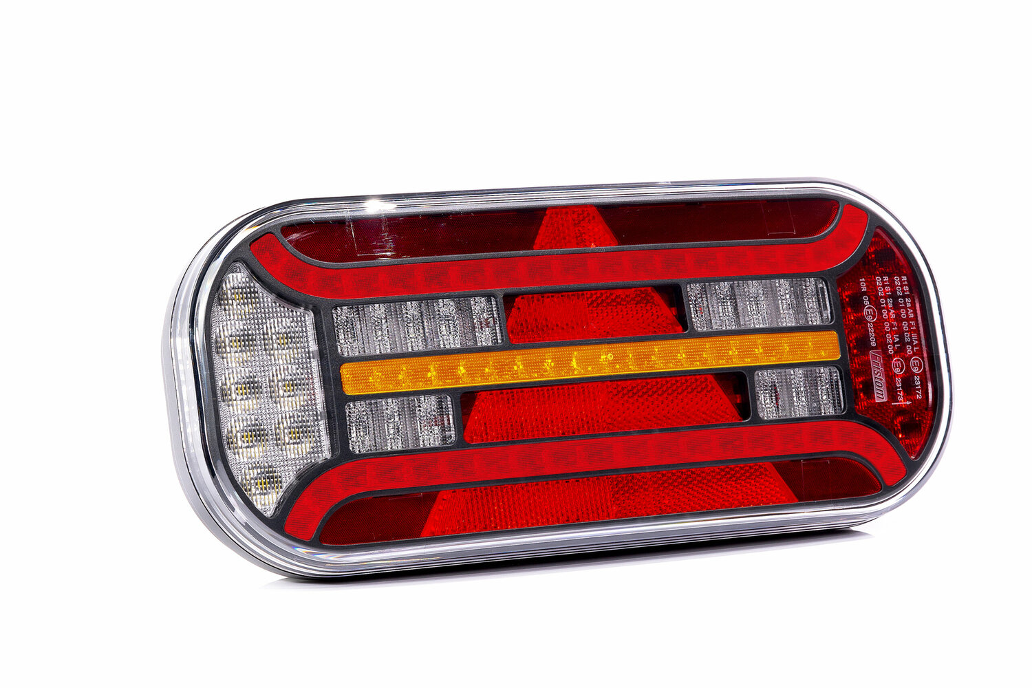 Fristom FT-610 LED Taillight Left 6-Functions with License Plate Light Fristom FT-610 LED Taillight Left 6-Functions with License Plate Light
