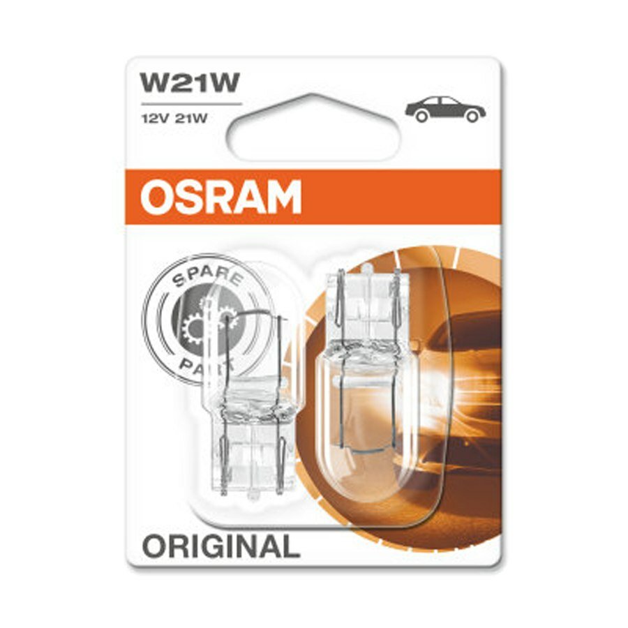 Osram W21W 12V Bulb W3x16d Original Line 2 Pieces Osram W21W 12V Bulb W3x16d Original Line 2 Pieces