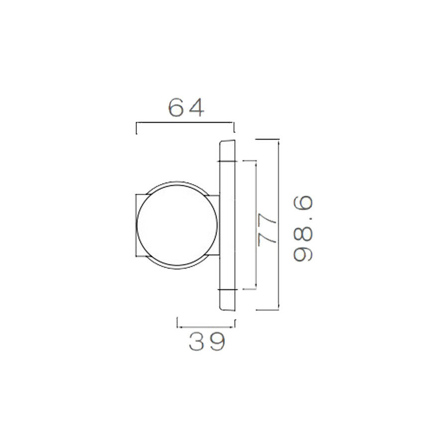 Aspöck LED Marker Lamp Superpoint III Short | Left/Right