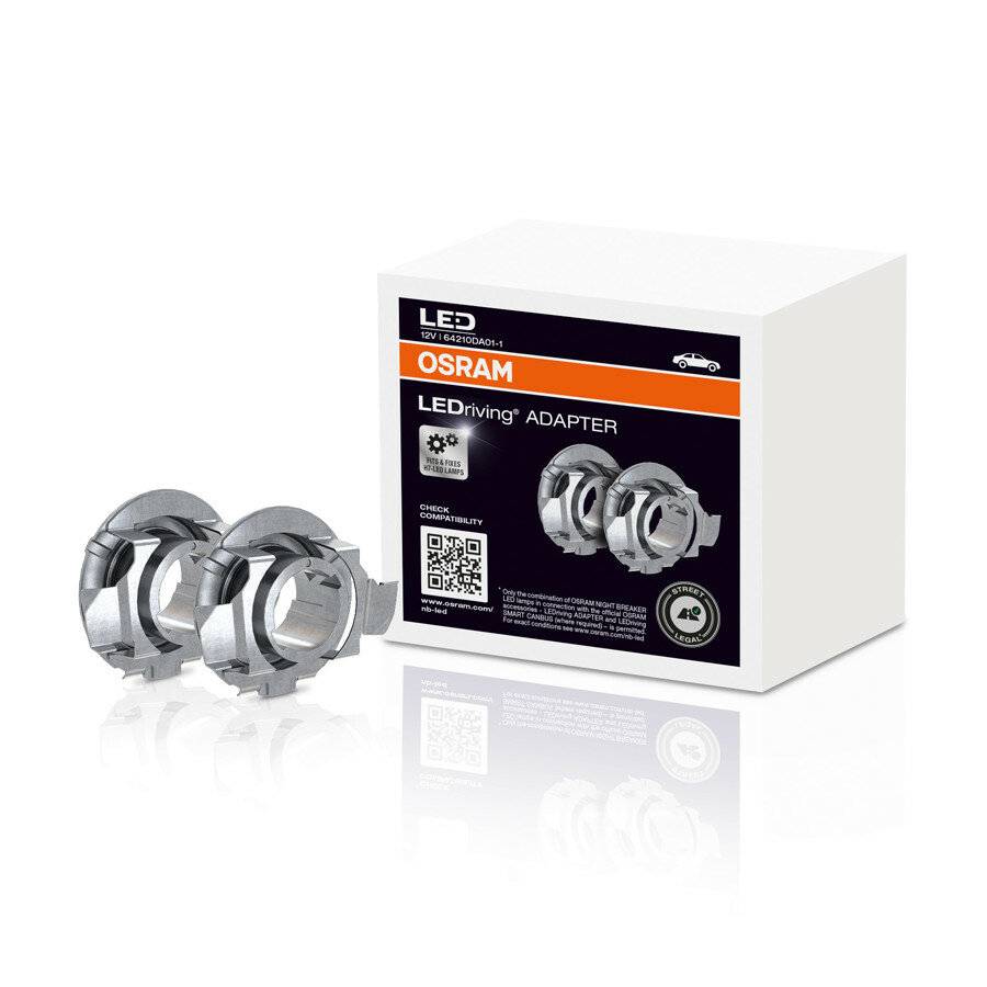 Osram H7 Ledriving Adapter Set 64210DA01-1 Osram H7 Ledriving Adapter Set 64210DA01-1