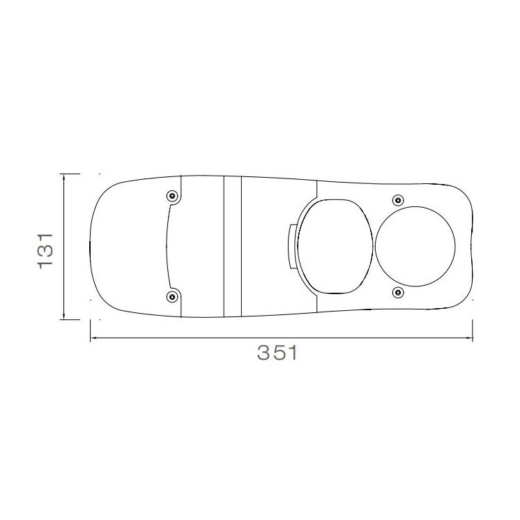 Asp&ouml;ck Eurofab Rear Lamp Glass Left / Right