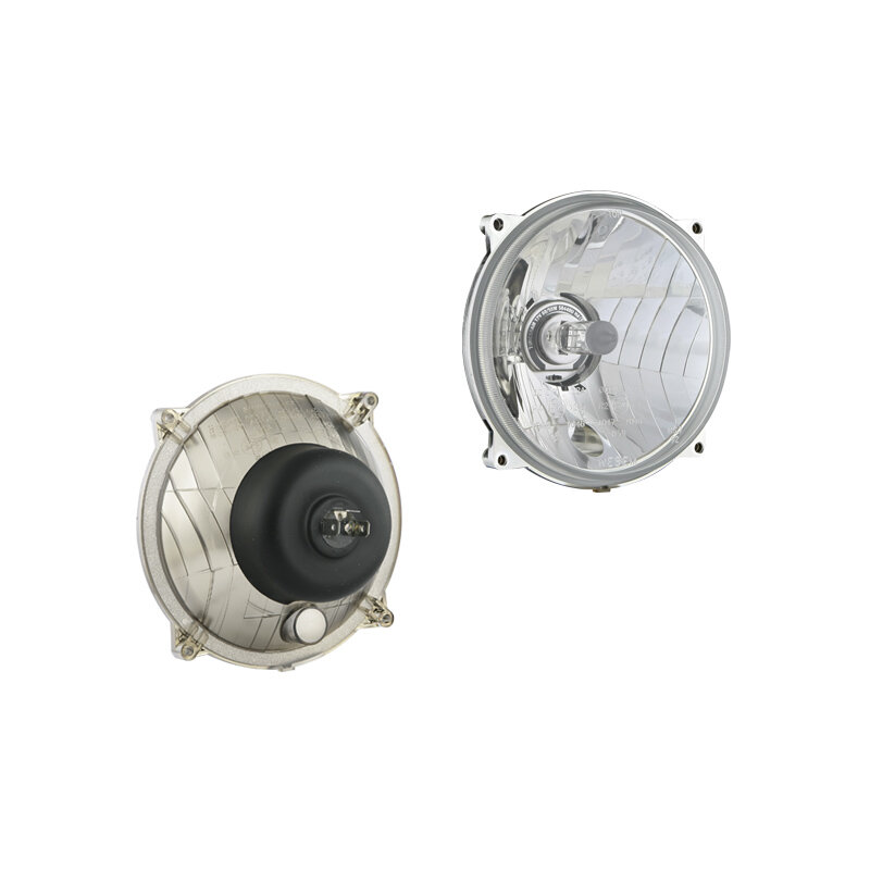 Koplamp H4 Ø139x75 gatafstand 106x106 12V Koplamp H4 Ø139x75 gatafstand 106x106 12V