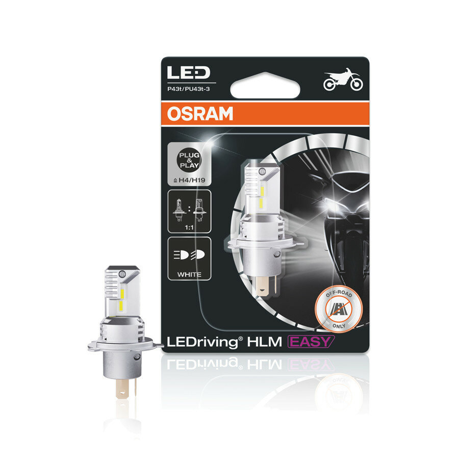 Osram H4/H19 HL Easy LED Headlight 19W P43t/PU43t-3-1 12V Osram H4/H19 HL Easy LED Headlight 19W P43t/PU43t-3-1 12V