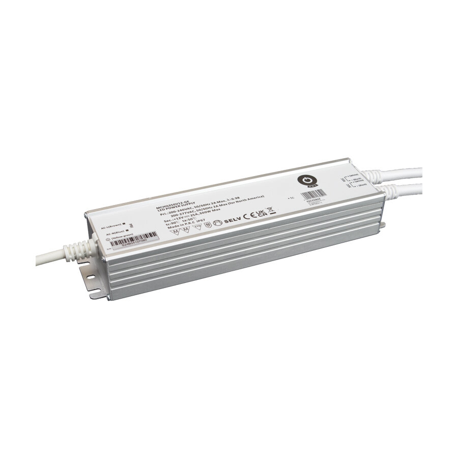 Waterproof 12 Volt DC 300W LED Driver