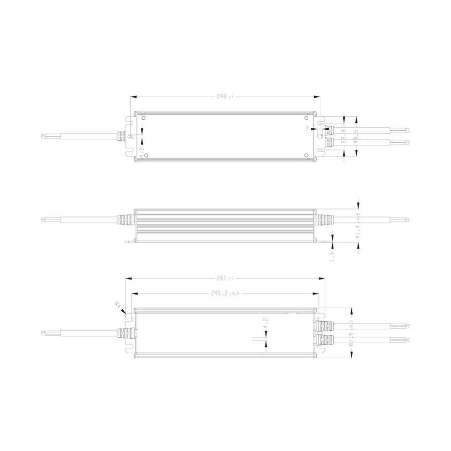 Waterproof 24 Volt DC 350W LED Driver