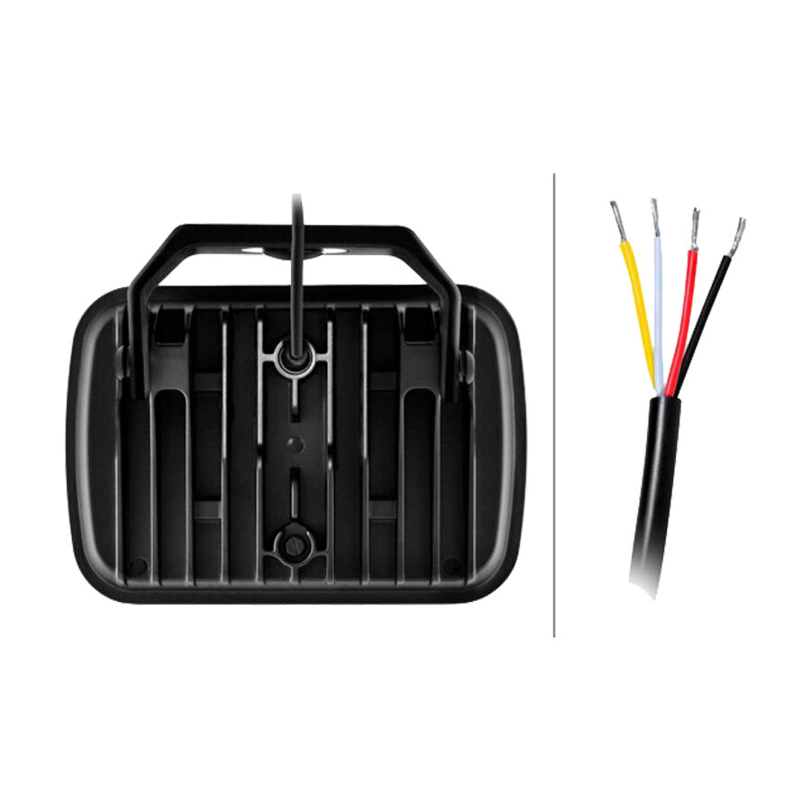 Hella Blade LED Driving Light | Black | White/Amber Position Light | Ref 25 | Suspended