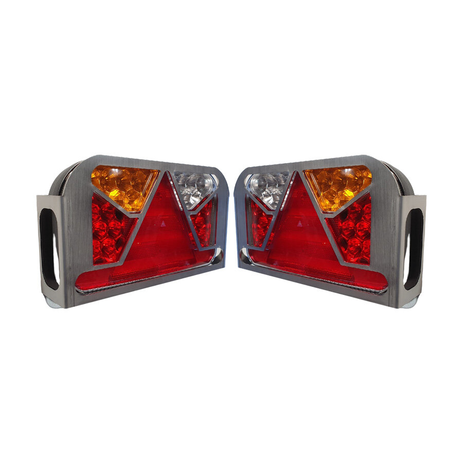 Stainless Steel Rear Light Protector Fristom FT-170 Set Stainless Steel Rear Light Protector Fristom FT-170 Set