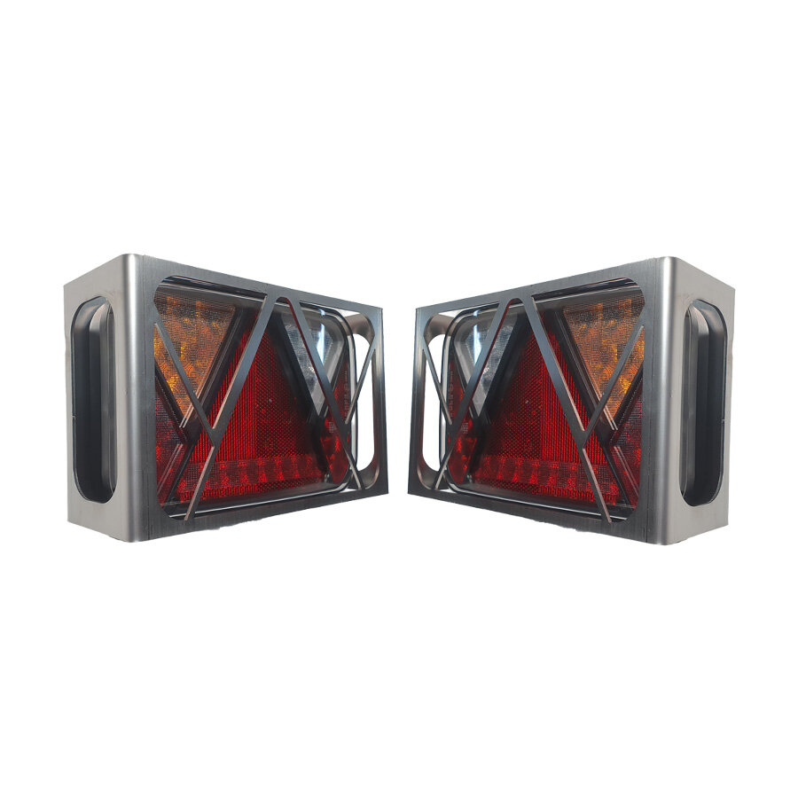 Stainless Steel Rear Light Protector Fristom FT-270 Set Stainless Steel Rear Light Protector Fristom FT-270 Set