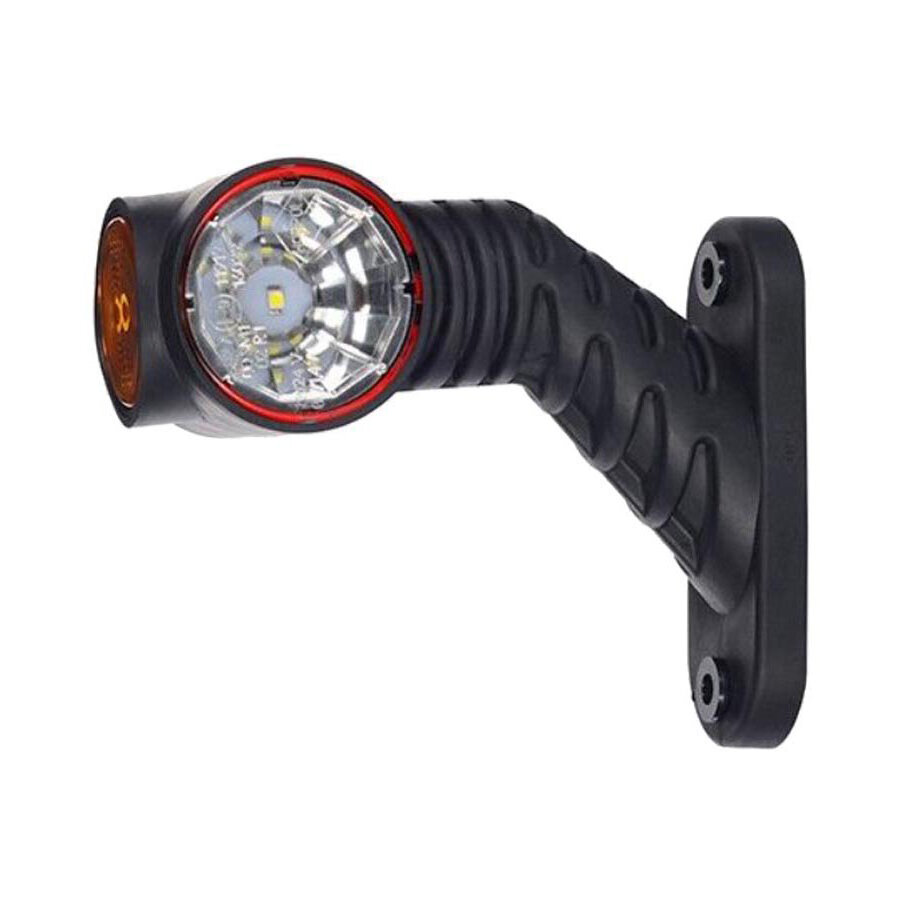 Horpol LED Stalk Marker Lamp 3-Functions + 0,5m Short Model Left Dark Look