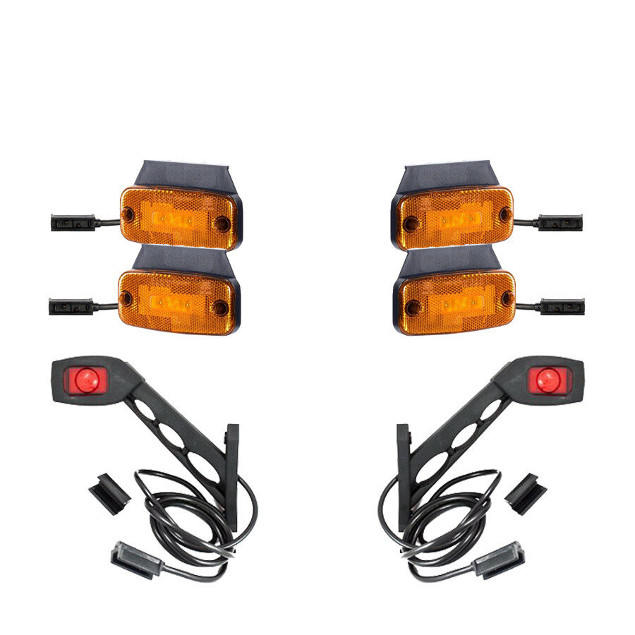 SET-201 | 2x Width lamps + 4x Orange marker lamps