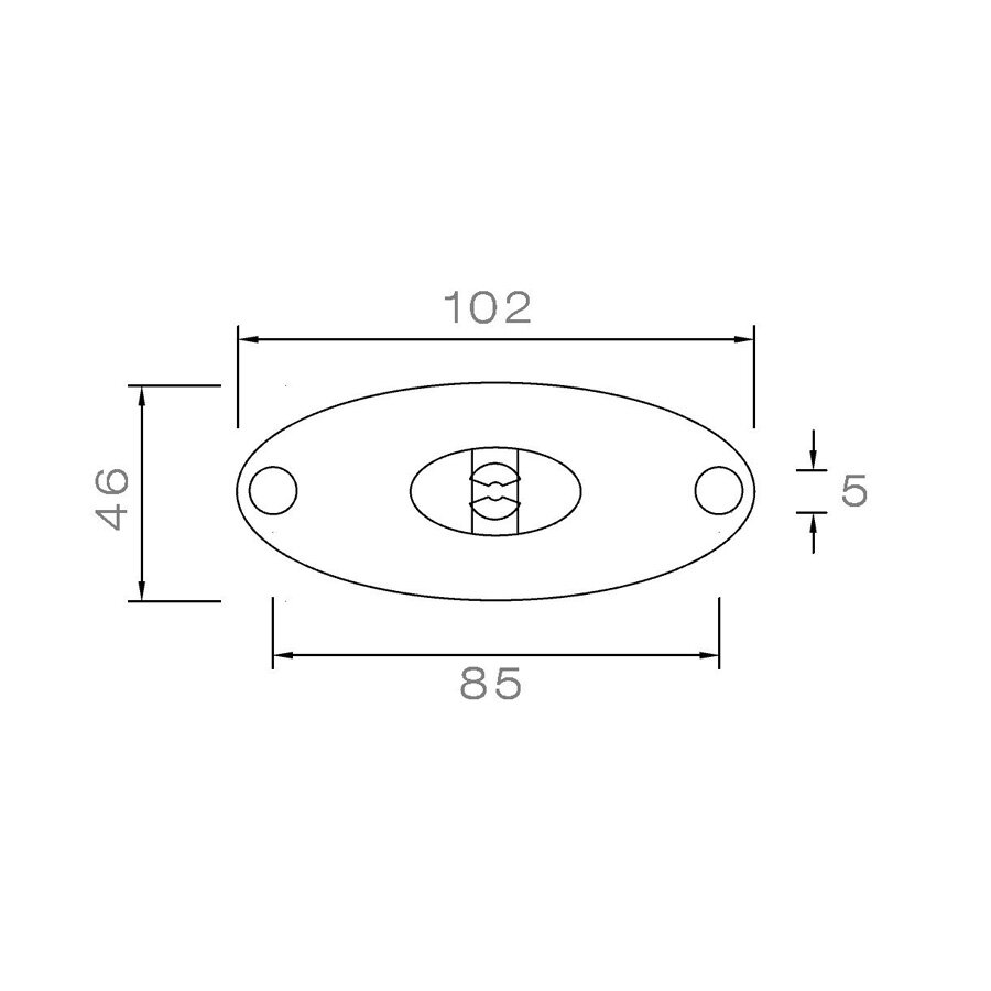 Asp&ouml;ck LED Marker Lamp Flatpoint II 0.5m Cable 12V