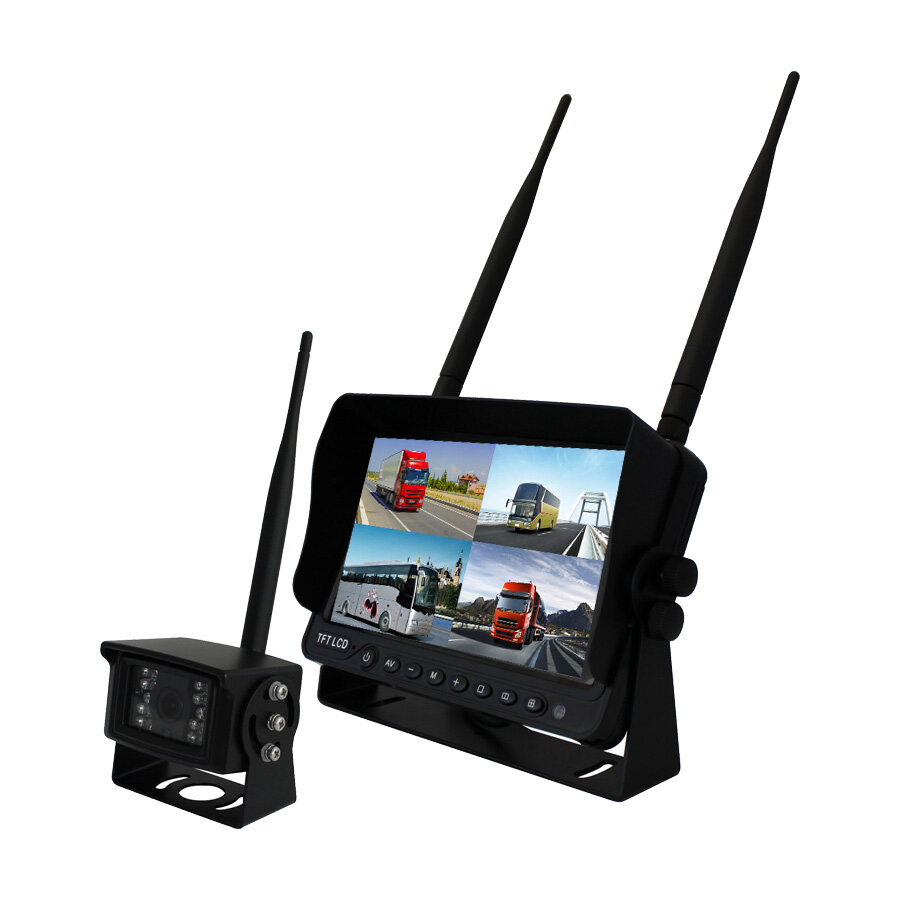 7" Wireless Reversing Camera Set | Quad View