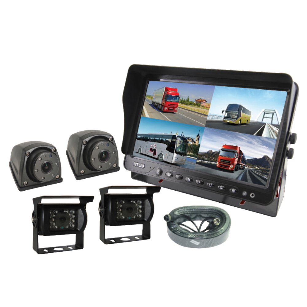 7" AI Wired Reversing Camera Set | Incl. 4 Cameras 7" AI Wired Reversing Camera Set | Incl. 4 Cameras
