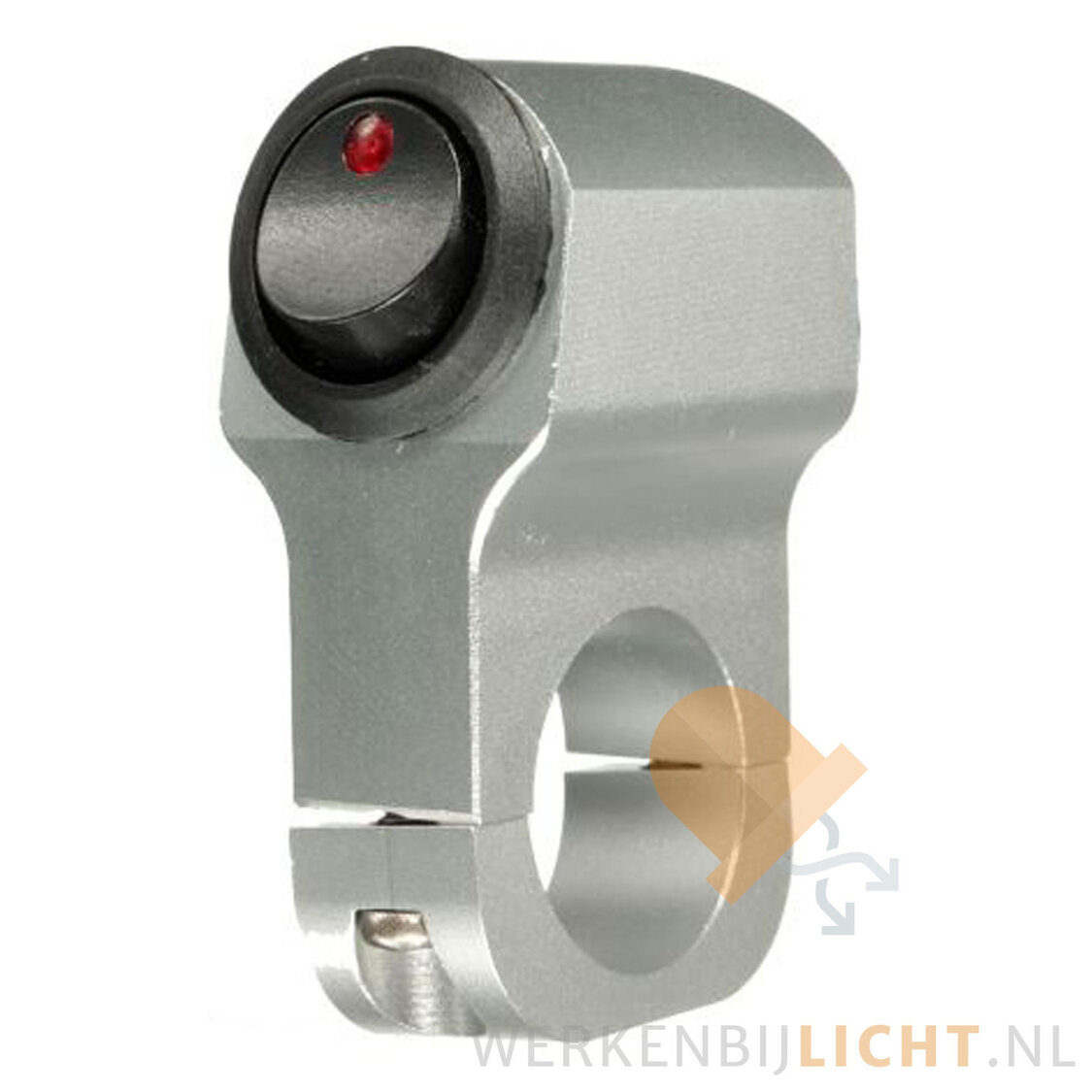 Aluminium stuurschakelaar zilver zilver-stuur-schakelaar