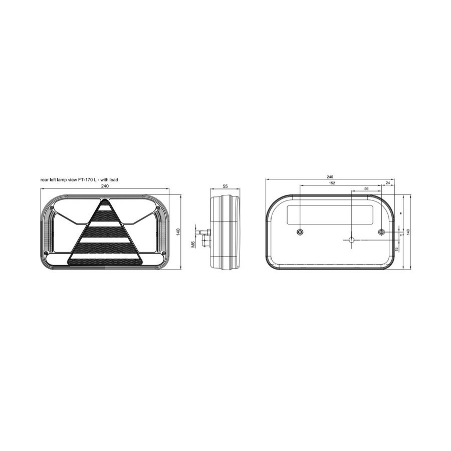 LED Lighting Set Trailer Fristom FT-170
