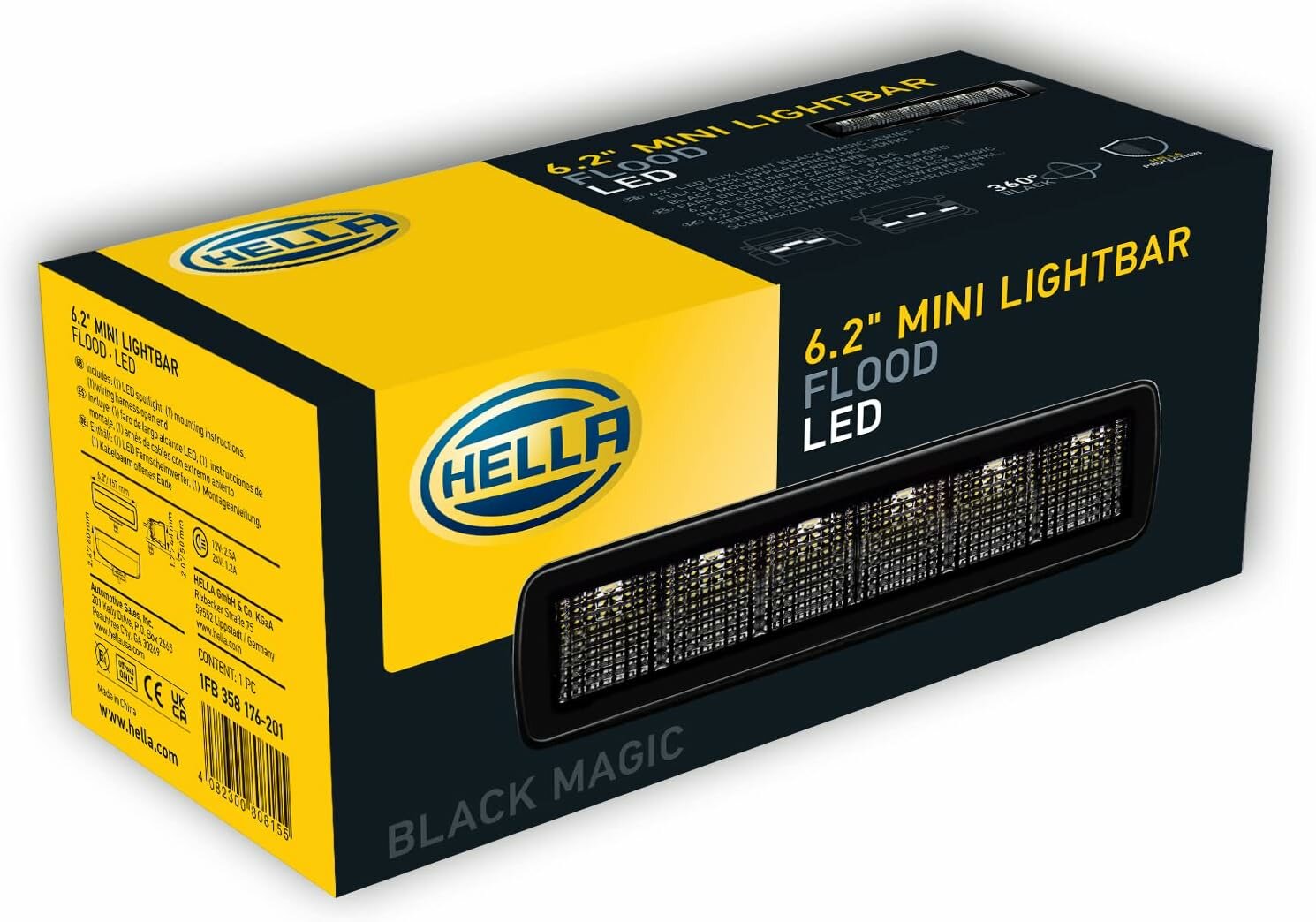 Hella LED Mini Lightbar 6.2" Wide | 1FB 358 176-201 Hella LED Mini Lightbar 6.2" Wide | 1FB 358 176-201