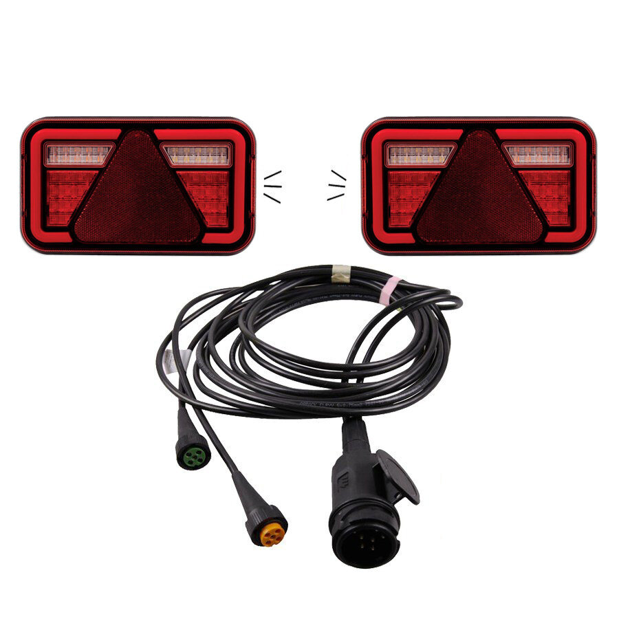 LED Lighting Set Trailer Asp&ouml;ck Multiled IV