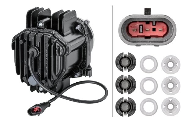 Hella Headlamp &Oslash;90mm Bi-LED | 12-24V | 1AL 010 820-021